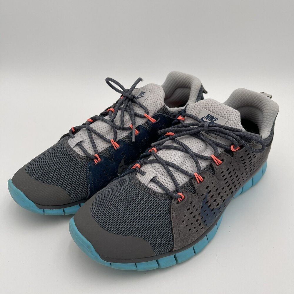 Nike Free‎ Powerlines II 2 Aqua Blue Grey Size 11 Rare Athletic Shoe Sneaker